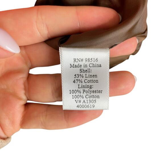 Coldwater Creek Bright Red Sleeveless Collared Button Front Woven Layering Vest - Picture 11 of 11